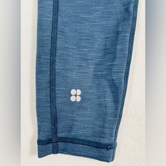 SWEATY BETTY Blue 7/8 Length High Waist Leggings Gorpcore Athleisure Size XS - Picture 3 of 7